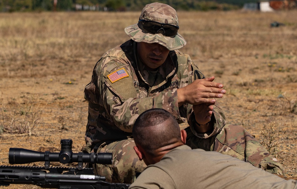 U.S. Scouts Train With Bulgarian Snipers