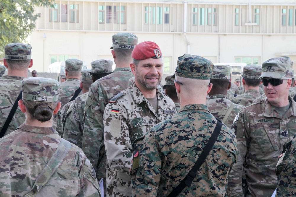 Soldiers of the 101st Airborne Division (Air Assault) received the coveted German Armed Forces Badge