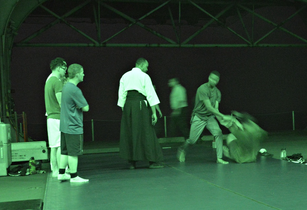 USS Wasp Aikido training