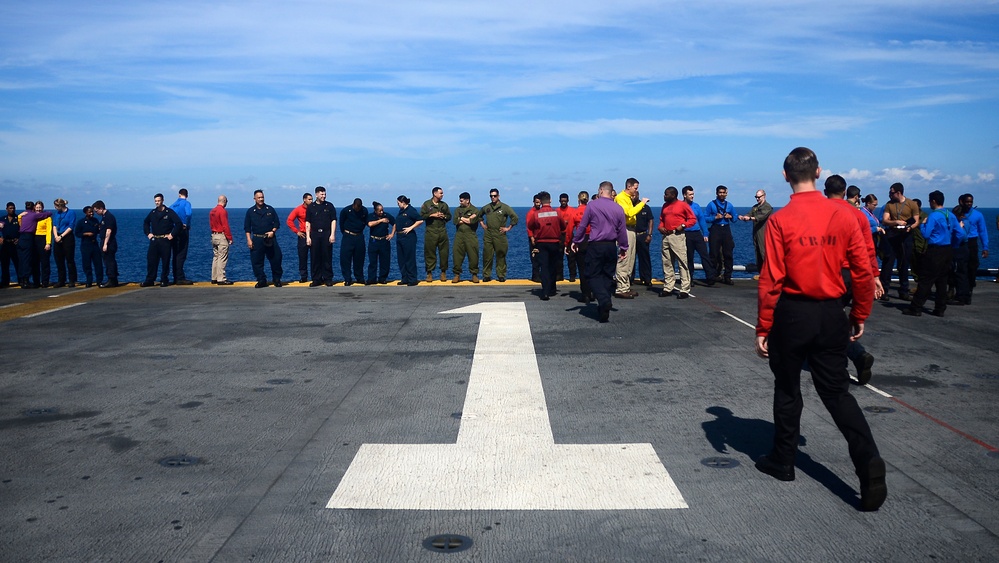 USS Wasp Small Arms Training