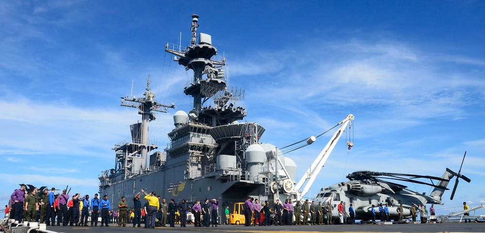 USS Wasp Foreign Object Debris Walk down