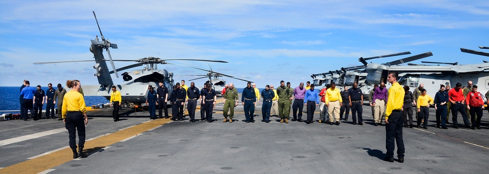 USS Wasp Foreign Object Debris Walk down