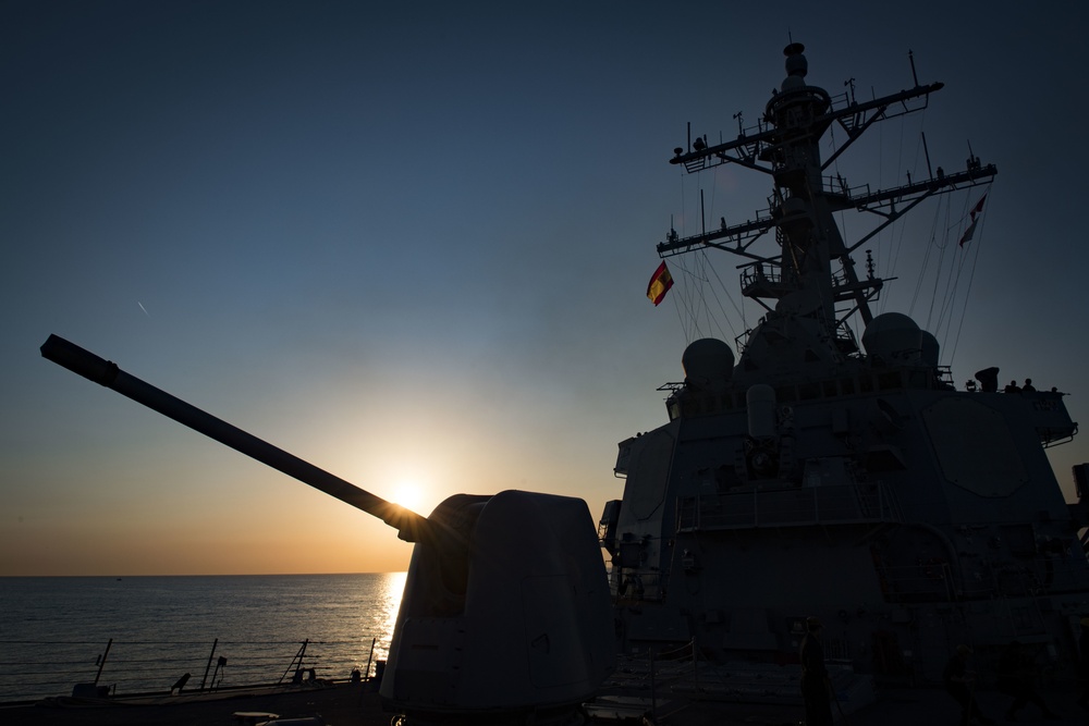 USS Carney Arrives in Valencia, Spain