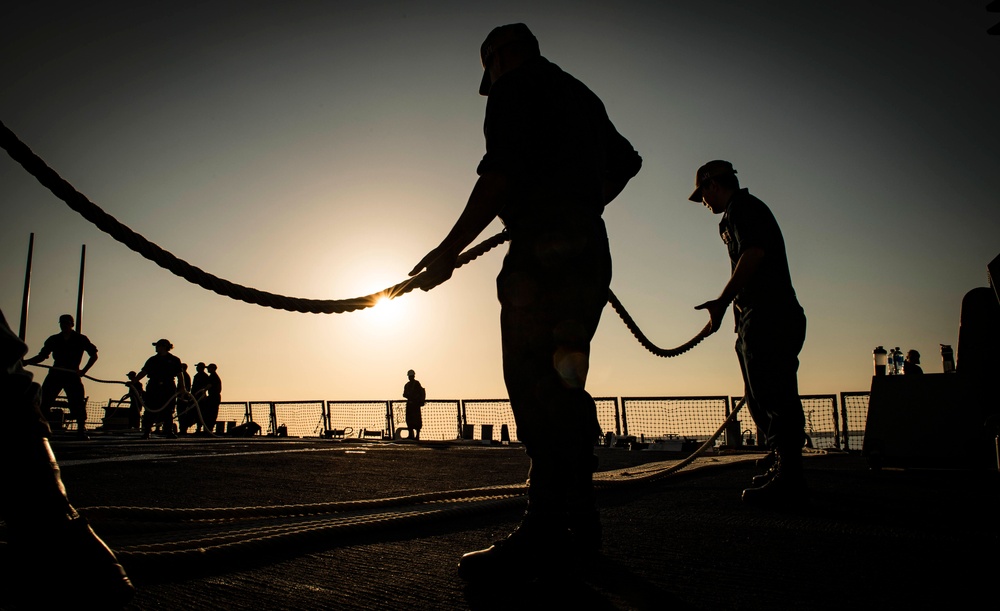 USS Carney Arrives in Valencia, Spain