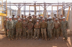 Seabee Commander Visits Ali Oune