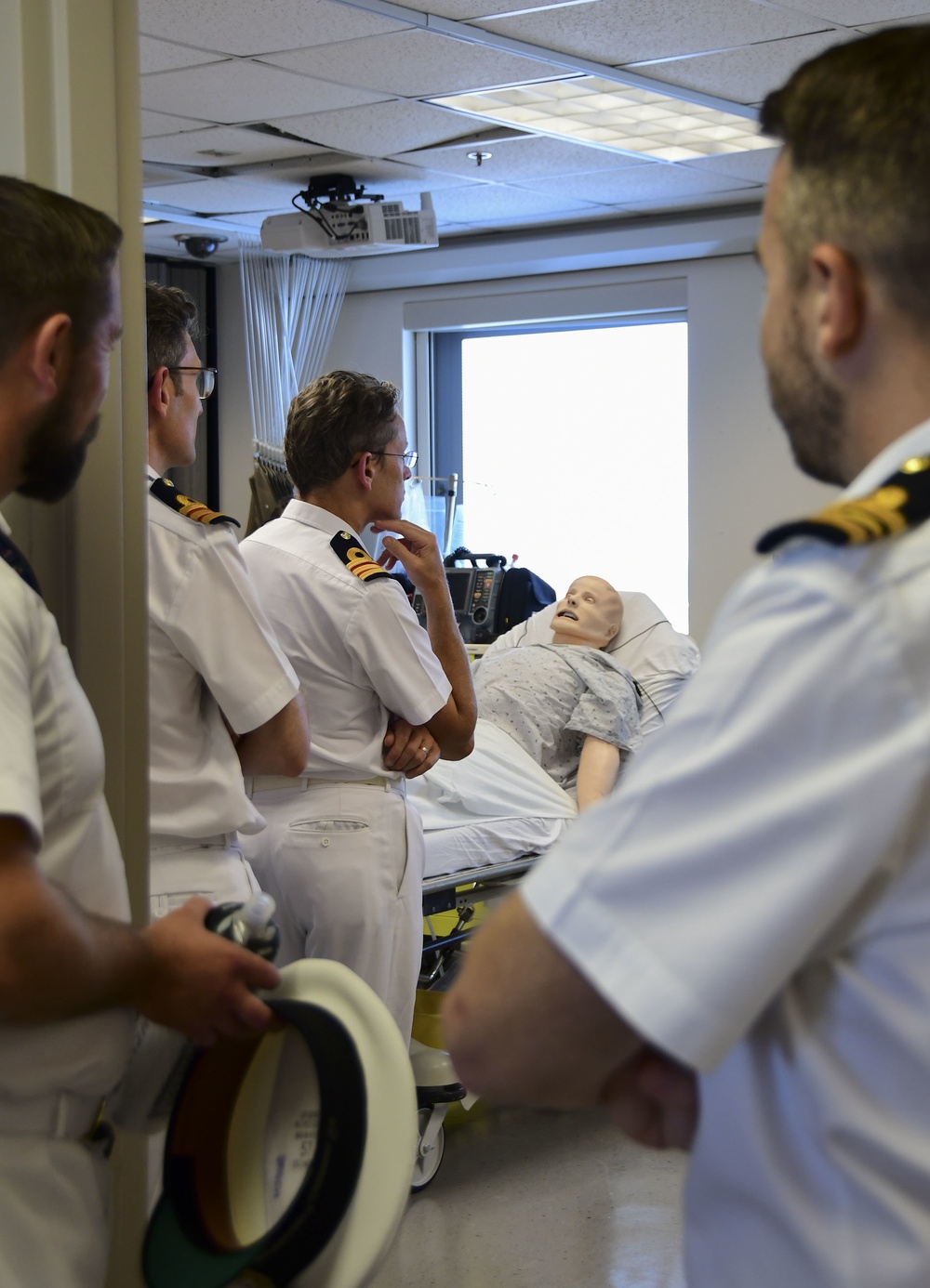 HMS Queen Elizabeth Medical Personnel Visit NMCP