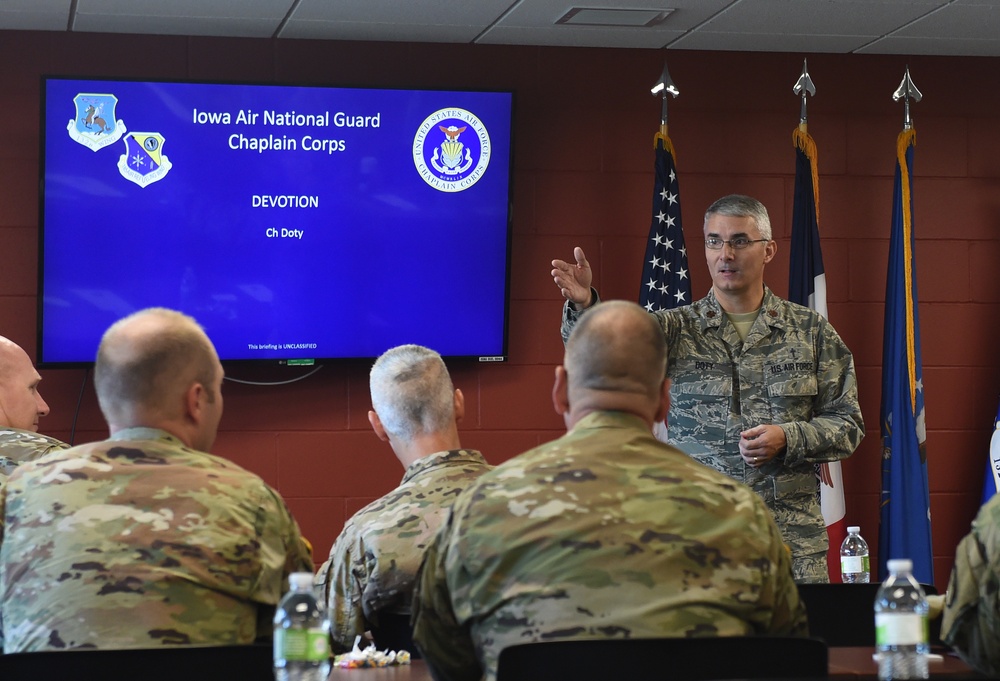132d Wing support team hosts chaplain conference