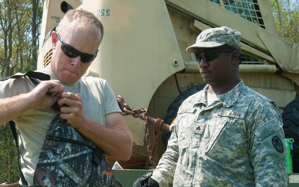 Cutting through Hurricane Florence