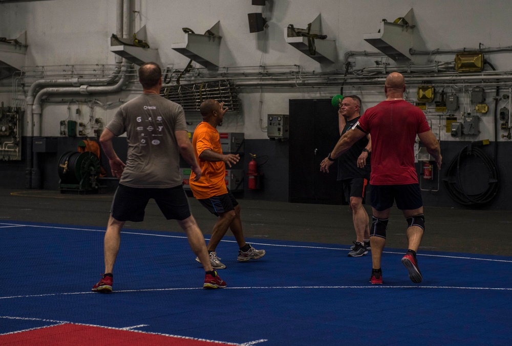 Sailors Play Speedball