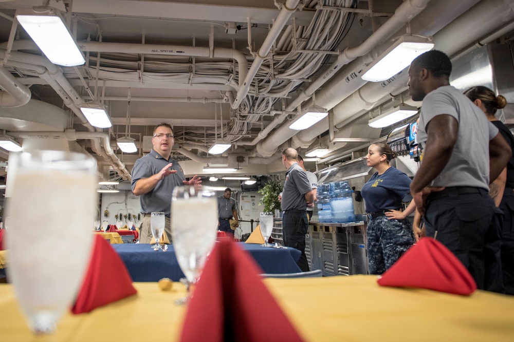 Sailors Prepare Birthday Meals