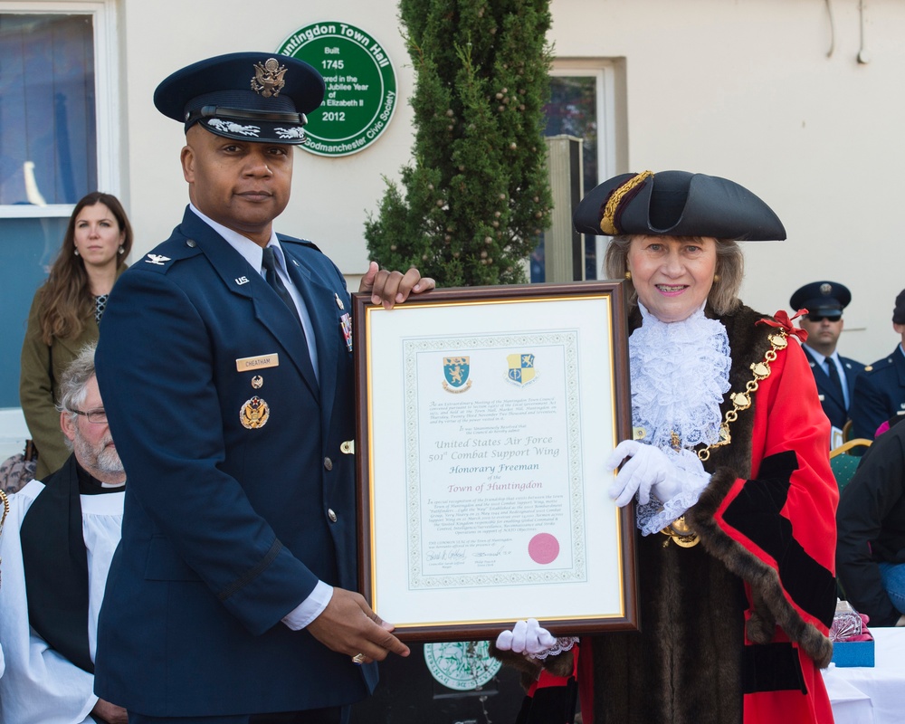 Huntingdon Bestows Freedom to 501 CSW