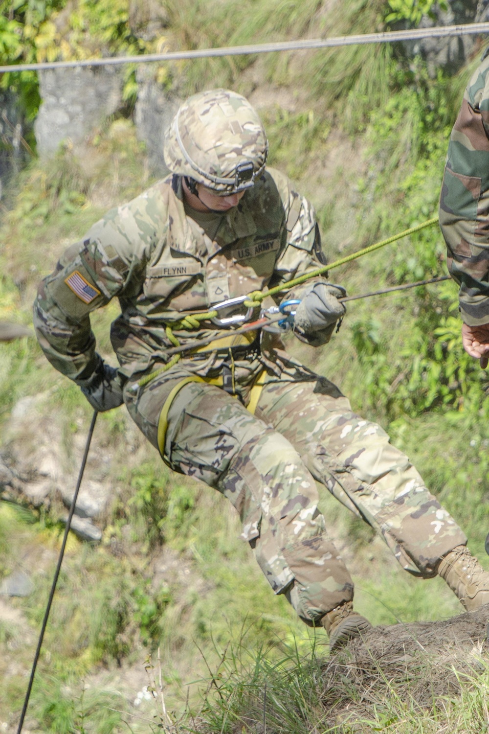 Bayonet Soldiers hone mountaineering skills in India