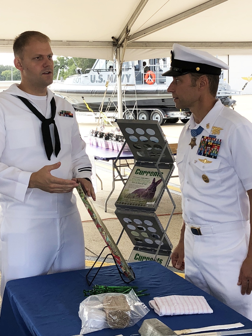MOH Recipient Brett Slabinski Visits SoTS Exhibit
