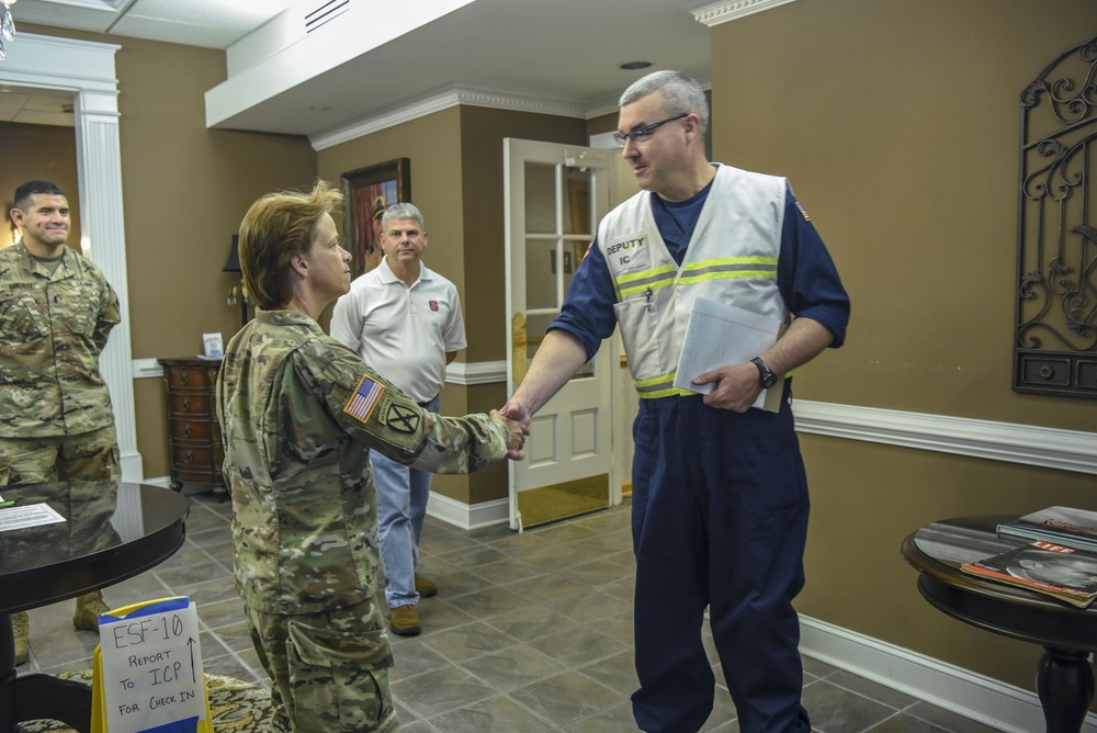 Army Corps of Engineers general visits N.C. ICP