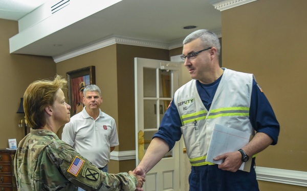 Army Corps of Engineers general visits N.C. ICP
