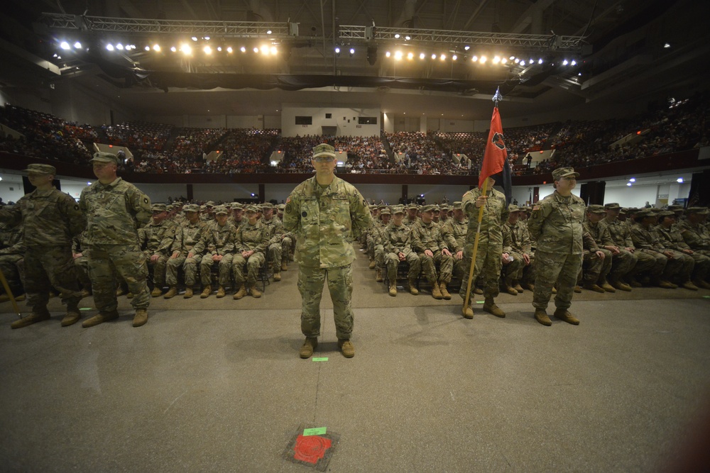 34th Red Bull Infantry Division deploys to Middle East