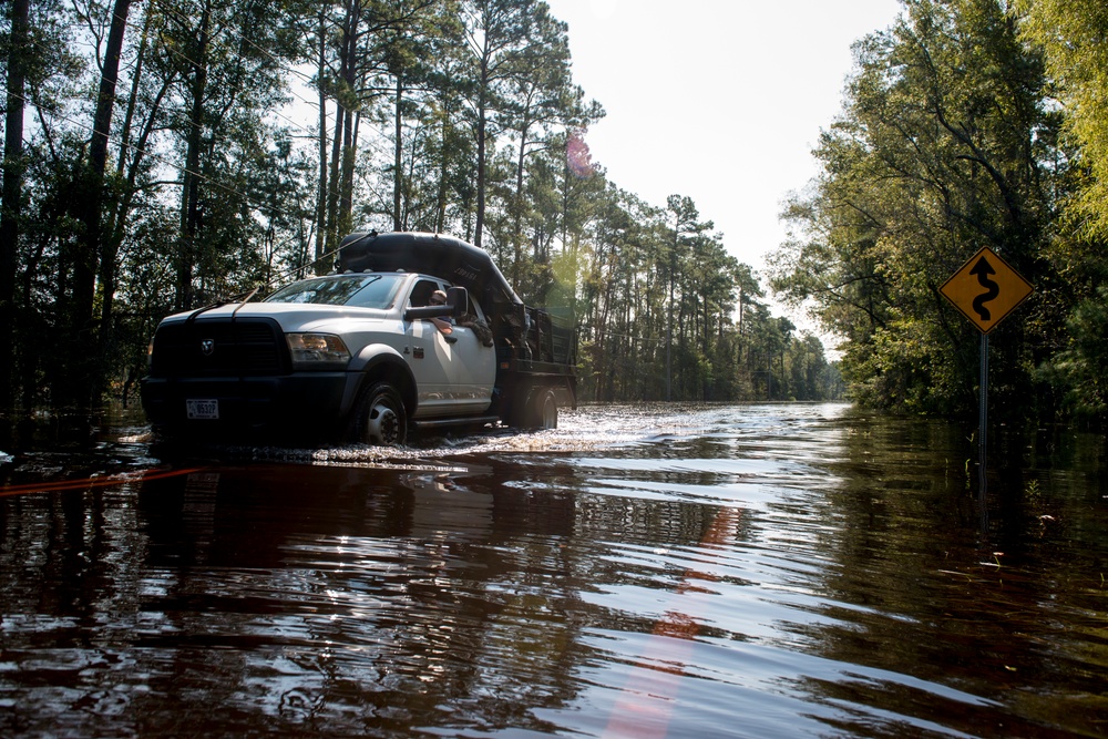 Coast Guard crews prepare for more flooding in Conway, S.C.