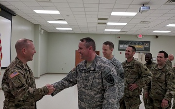 Army Reserve Element EUCOM soldiers attend promotion ceremony