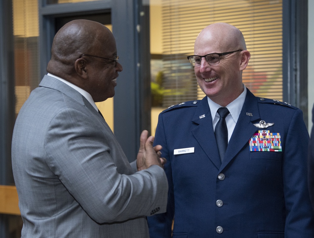 60th AMW Assumption of Command Ceremony