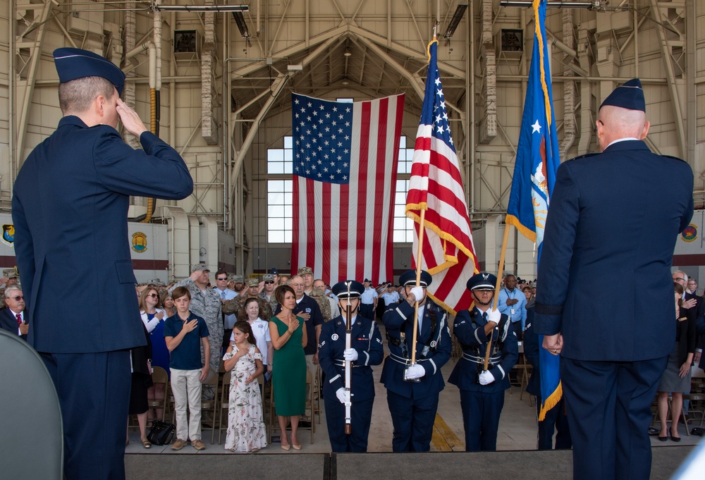 60th AMW Assumption of Command Ceremony