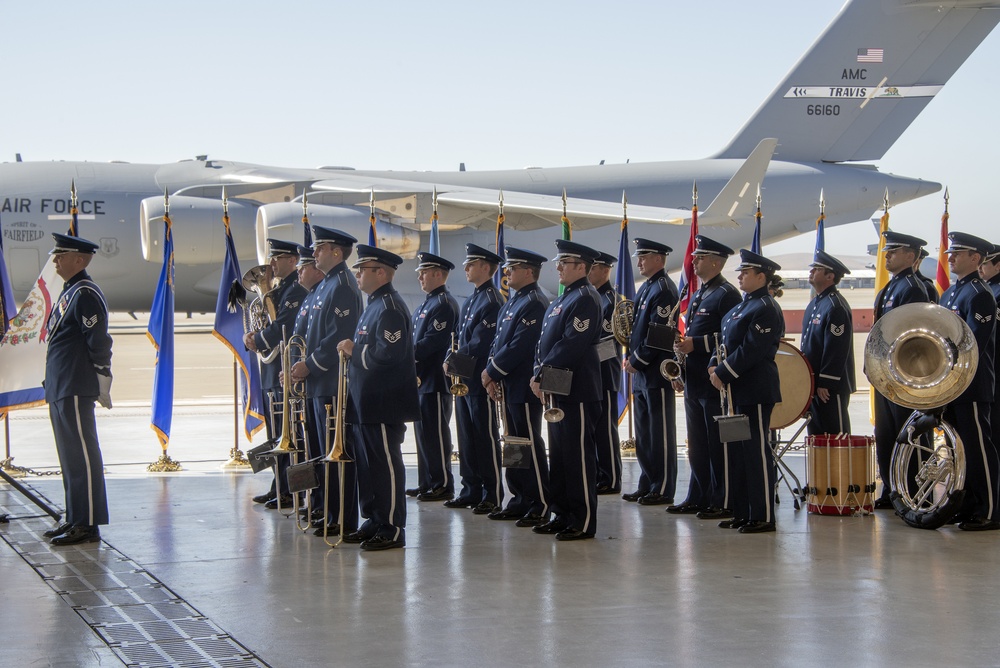 60th AMW Assumption of Command Ceremony