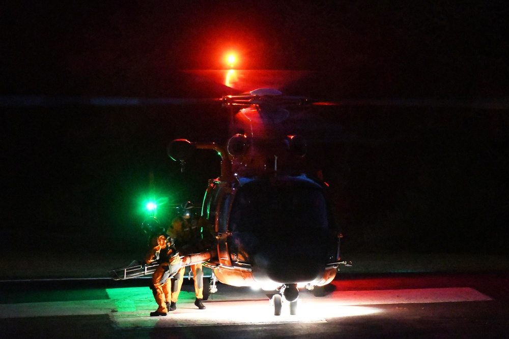 Coast Guard medevacs woman from cruise ship 20 miles west of Shelter Cove, Calif.