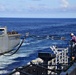 USS Wasp Replenishment at Sea with USNS Washington Chambers