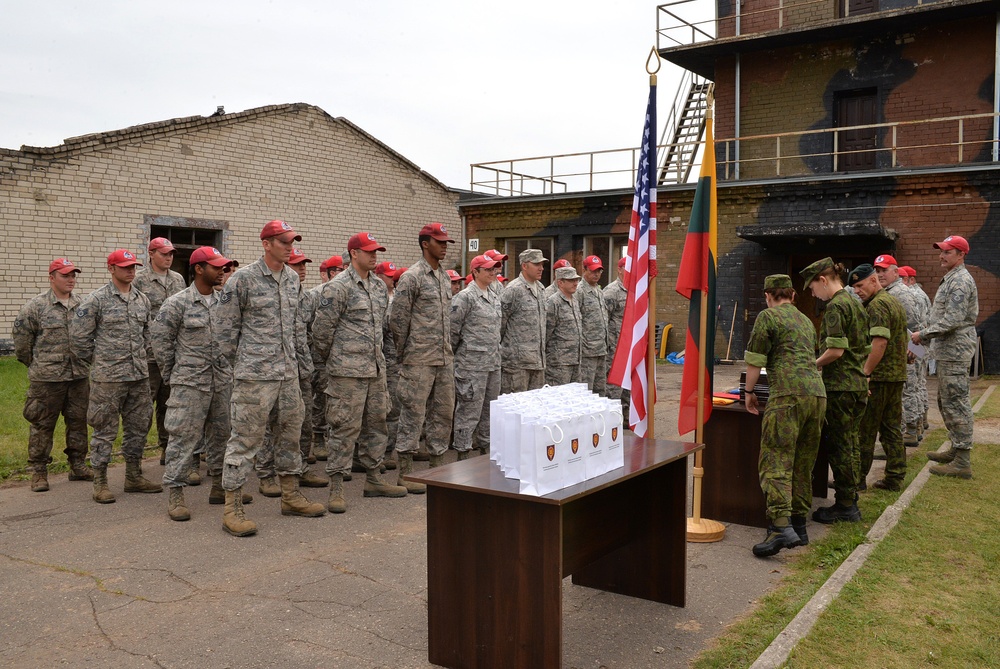 Recognition during deployment for training in Lithuania
