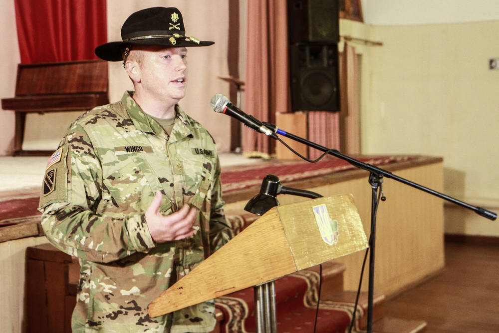 U.S. Soldiers visit Ukrainian cadets