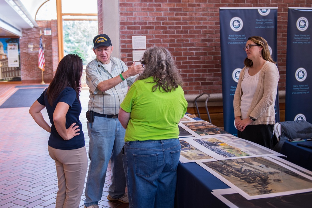 Sailors interact at Springfield Museums