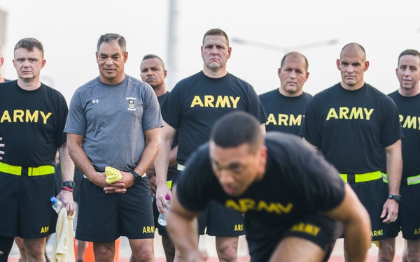 U.S. Army Lt. Gen. Michael X. Garrett Travels to Qatar for the ARCENT Leader Development Forum