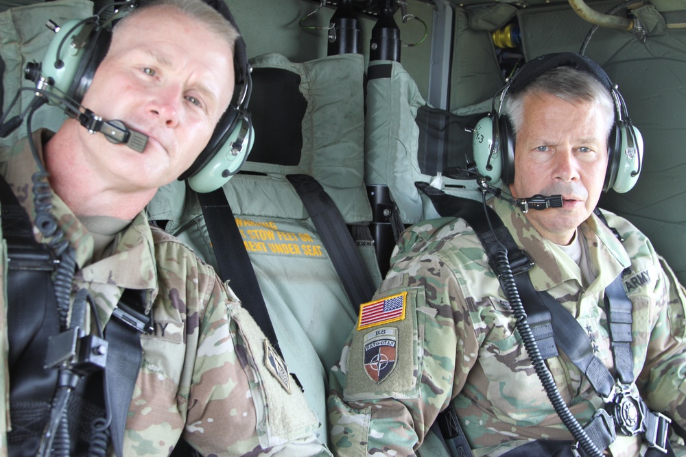 USACE Commanding General and CSM visit NC deployed teammates and survey damage after Florence