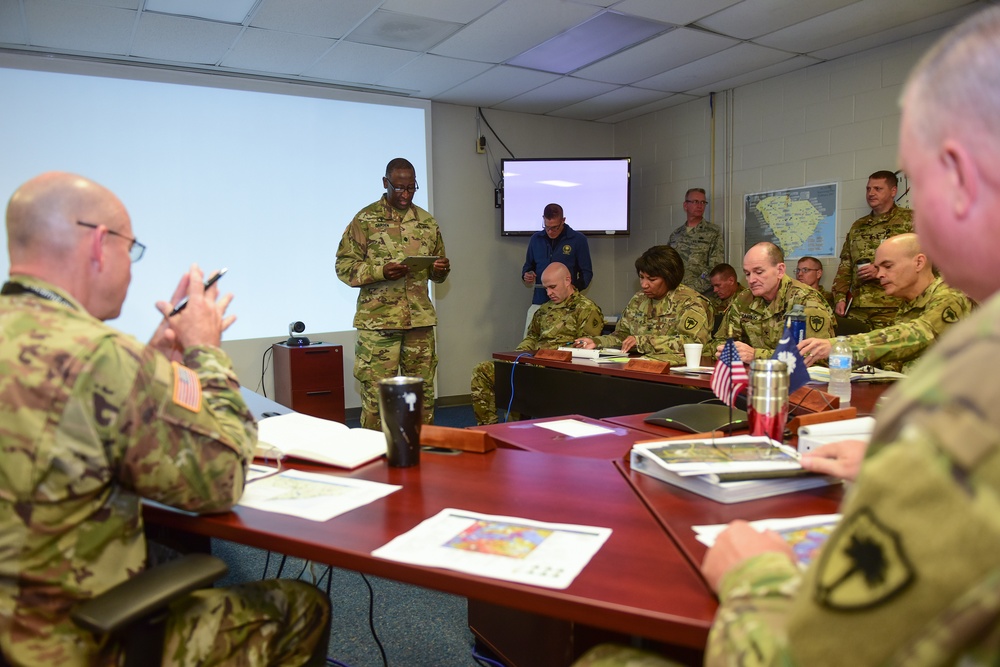 Commanders Update Briefing following Tropical Storm Florence