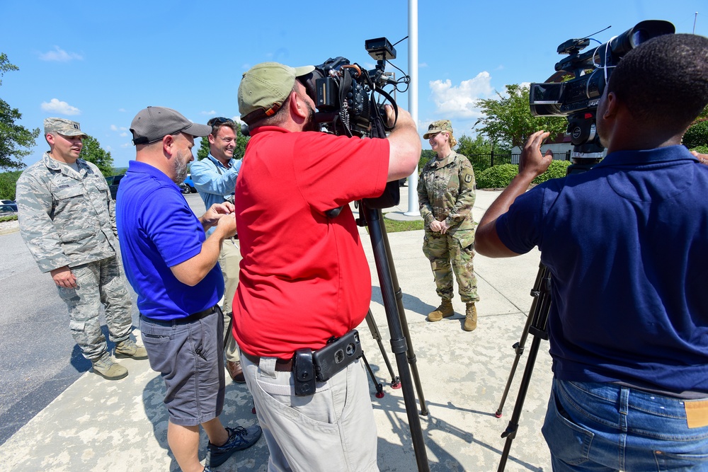 Lt. Col. Cindi King media interview