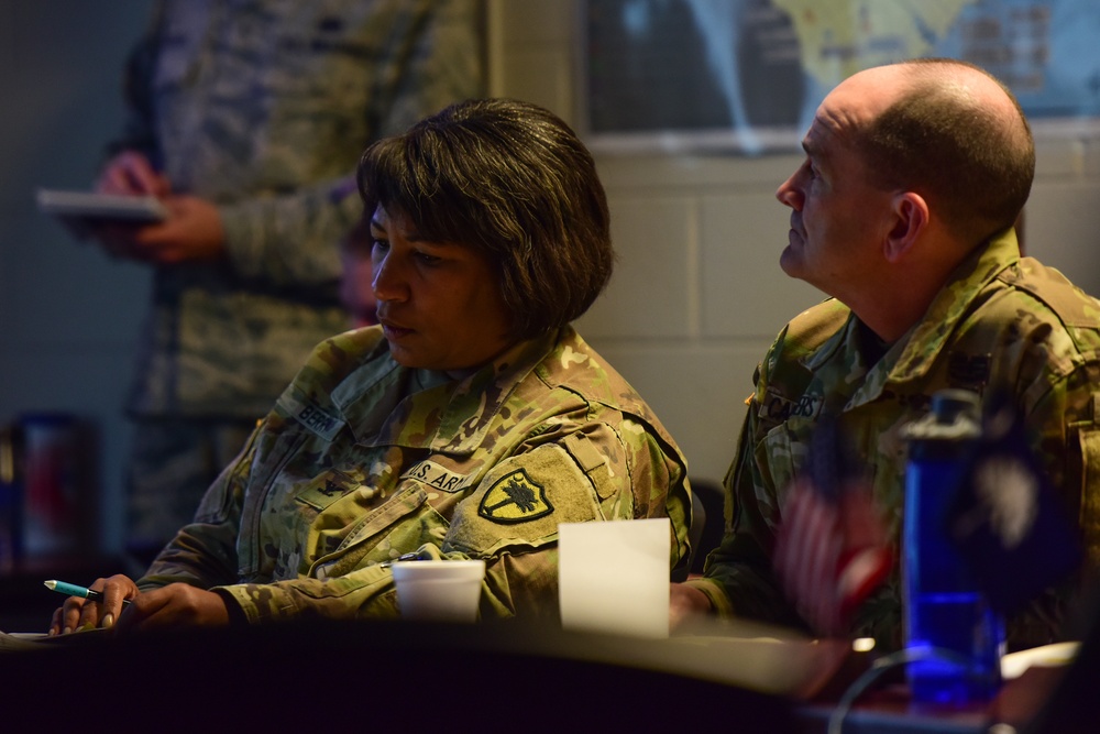 Commanders Update Briefing following Tropical Storm Florence