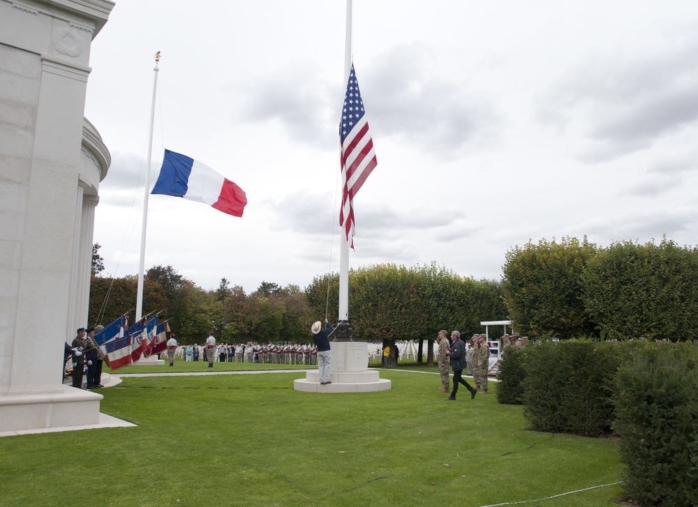 St. Mihiel American Cemetery Flag Retirement