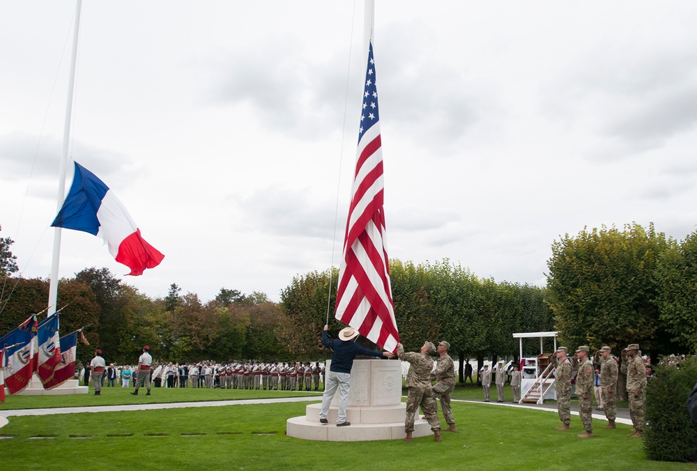 St. Mihiel American Cemetery Flag Retirement