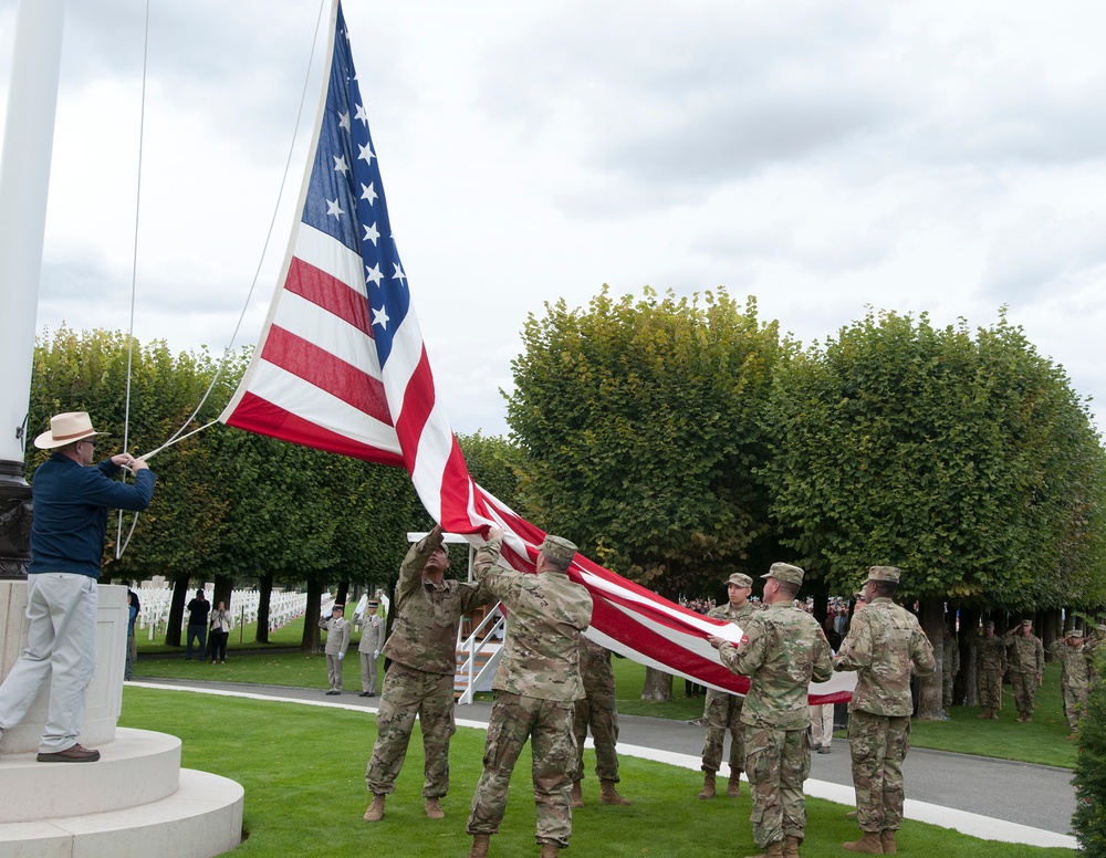 St. Mihiel American Cemetery Flag Retirement