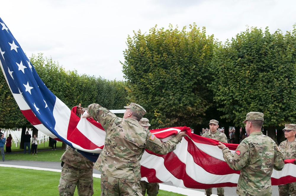 St. Mihiel American Cemetery Flag Retirement