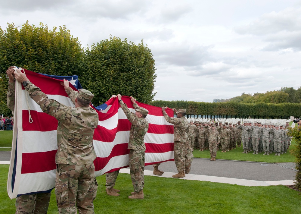 St. Mihiel American Cemetery Flag Retirement