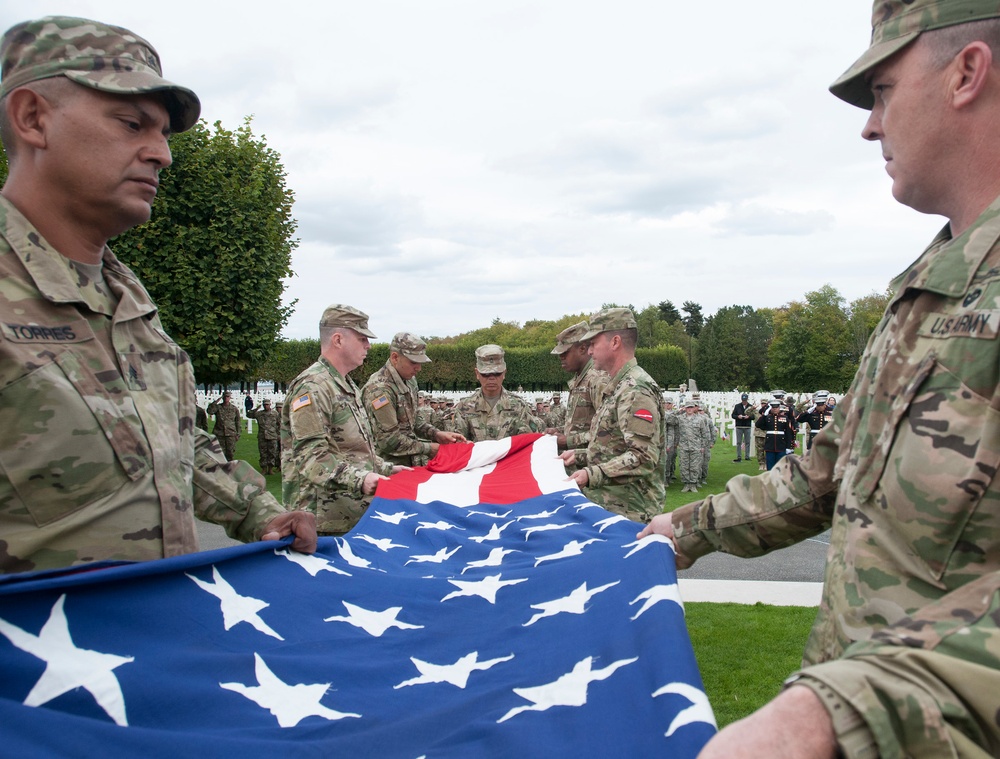 St. Mihiel American Cemetery Flag Retirement