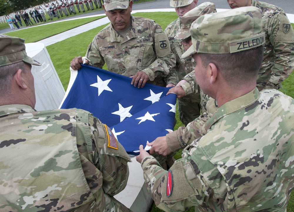St. Mihiel American Cemetery Flag Retirement