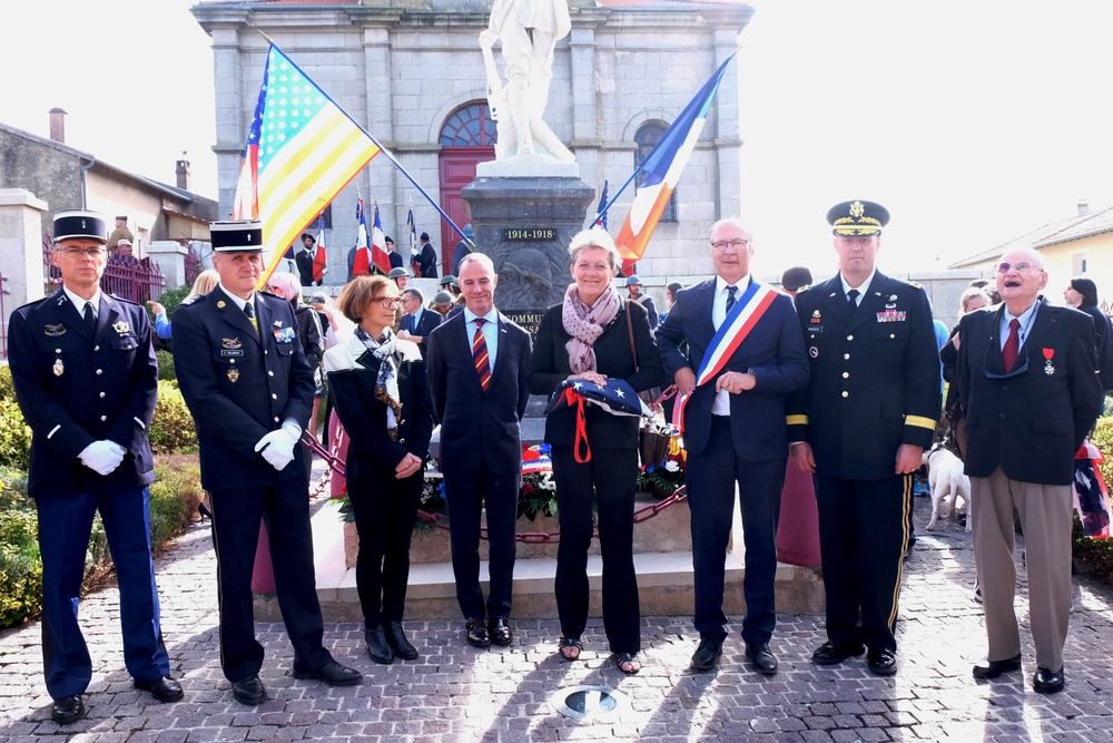 WWI Centennial Ceremony - Nonsard, France