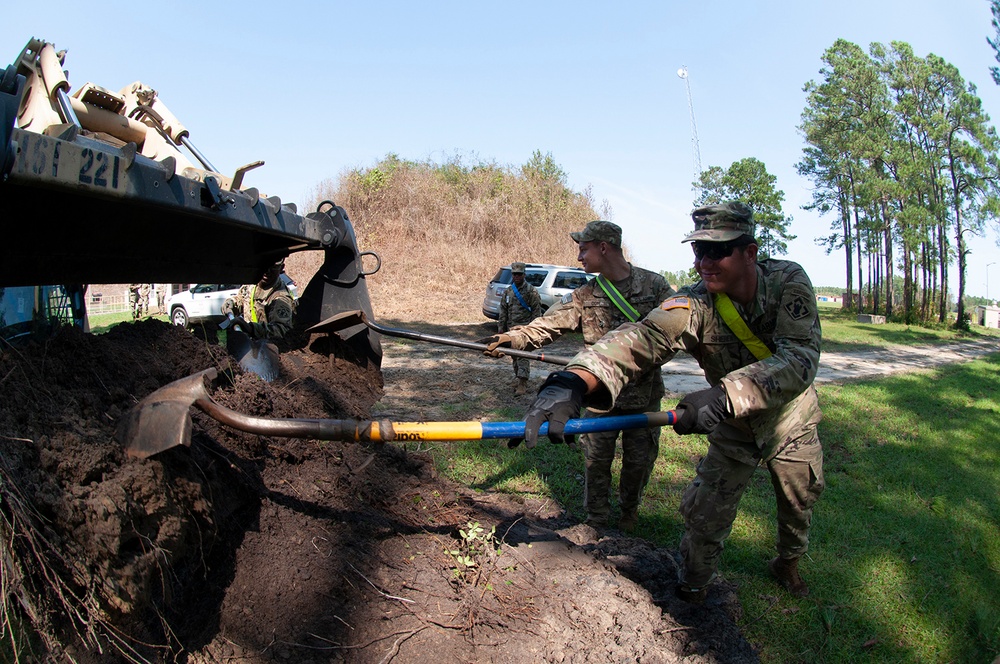 Soldiers Move Dirt