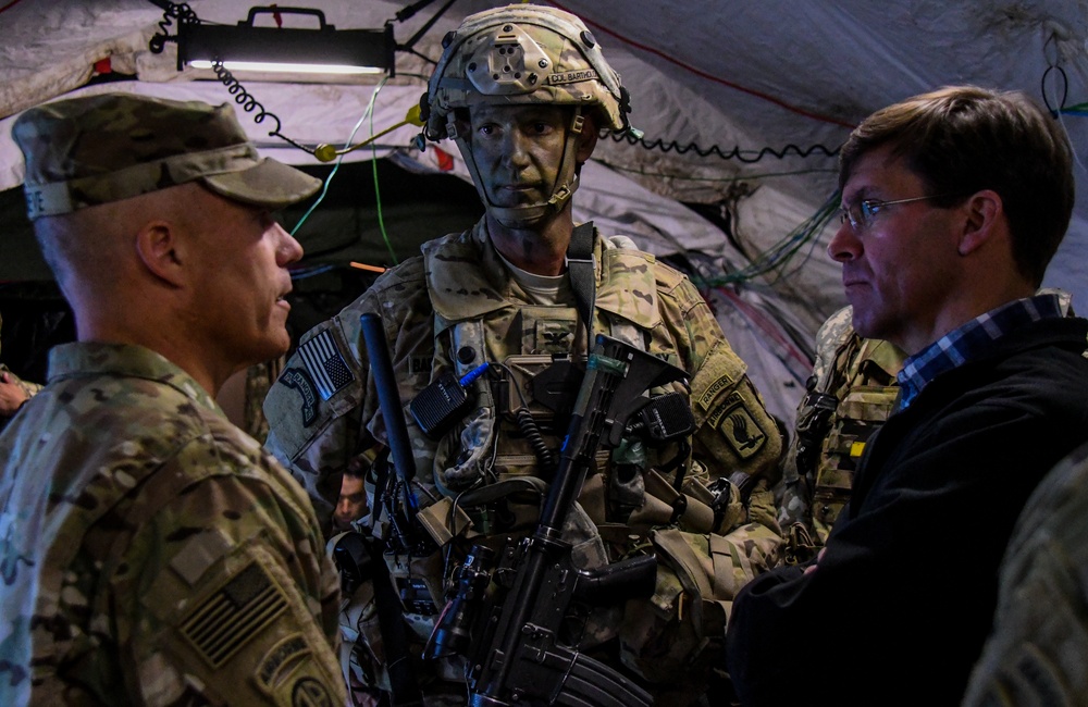 Secretary of the Army Visits Sky Soldier Leadership