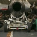 Sailors Transport the Engine of a F/A-18E Super Hornet