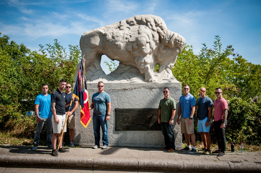 Army National Guard Soldiers take part in World War I Centennial Commemoration in Belgium