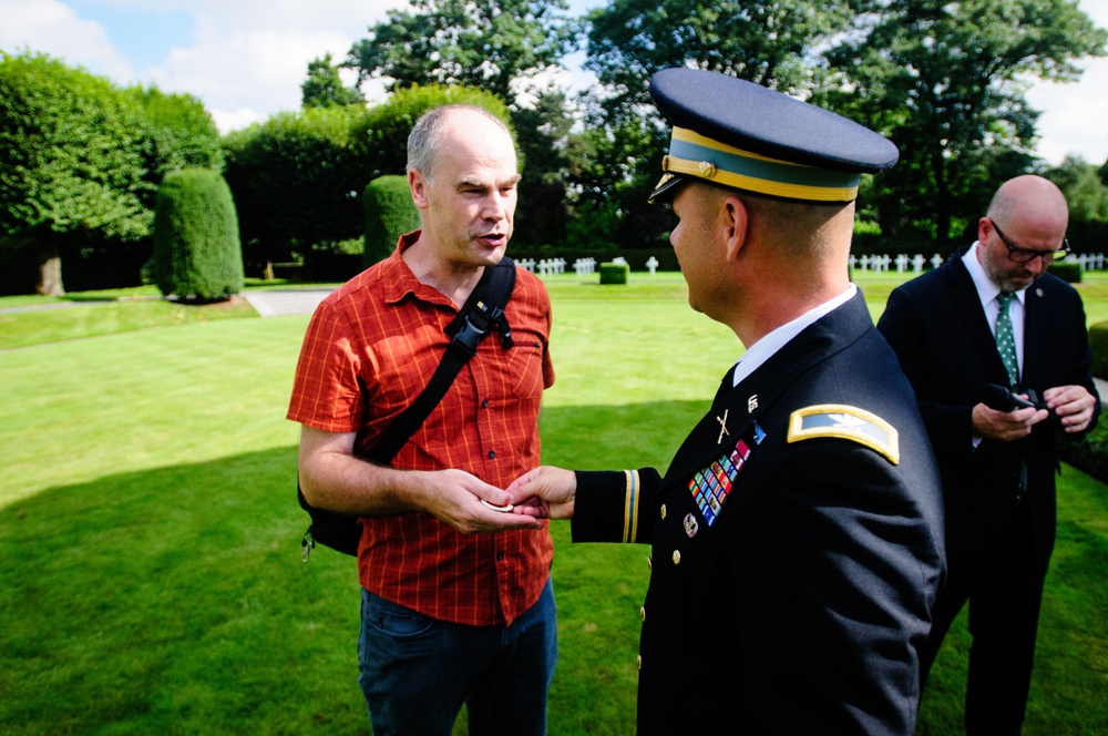 Army National Guard Soldiers take part in World War I Centennial Commemoration in Belgium