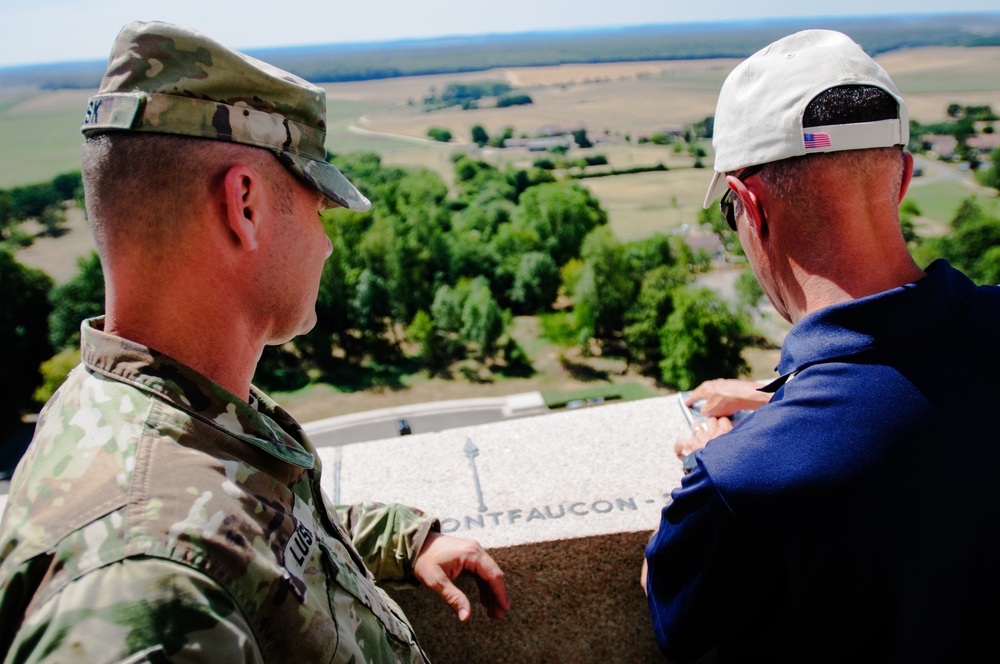 Army National Guard Soldiers take part in World War I Centennial Commemoration in France