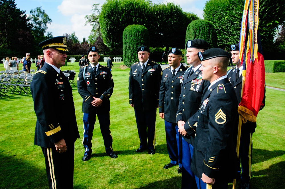 Army National Guard Soldiers take part in World War I Centennial Commemoration in Belgium